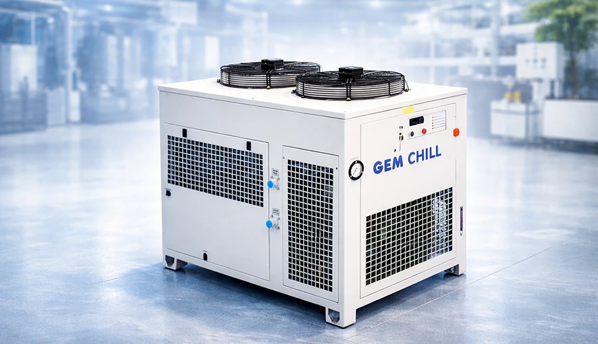 Industrial chiller cooling system overview